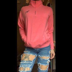 VS PINK Quarter Zip Hoodie
